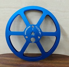 7 Inch Metal Reels Aluminum Pair For Pioneer Reel To Reel Deck RT-707 Blue
