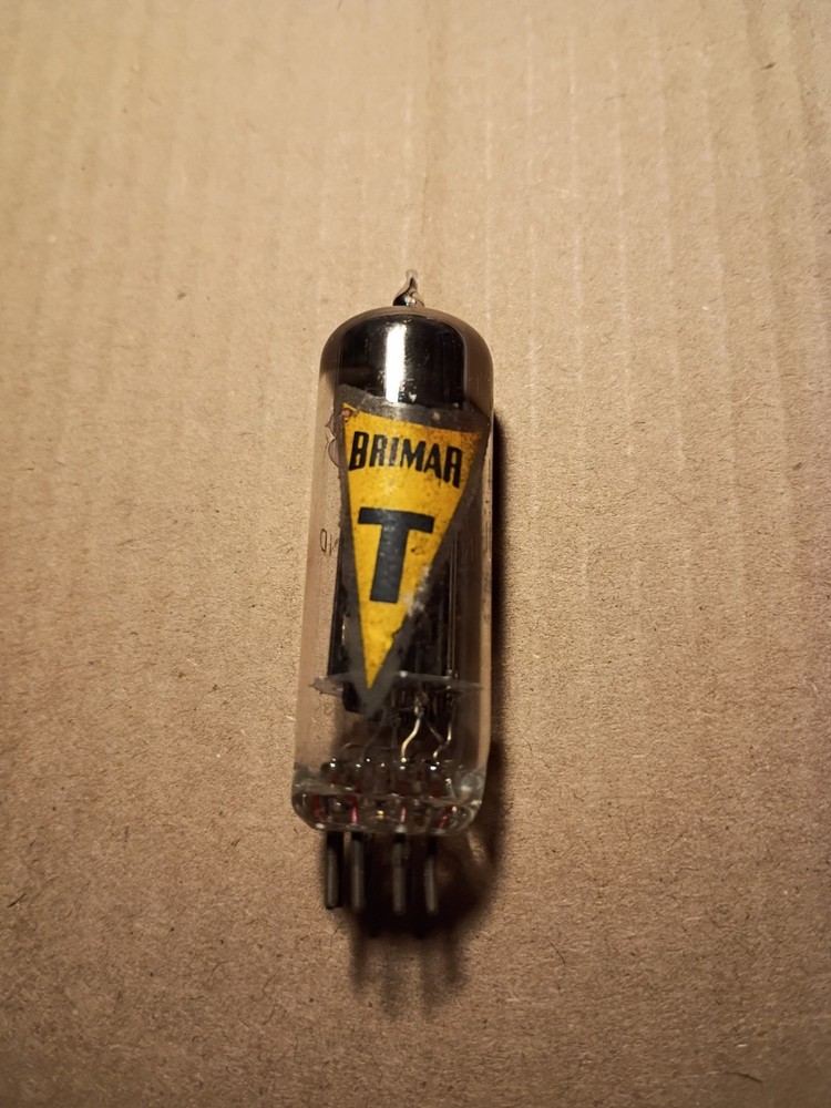 Rare Brimar 6063 Yellow T tube BVA made in England