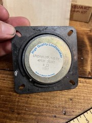 Vintage ITT Germany Audio Speaker Tweeter LPKH91/19/145FK 8 Ohm
