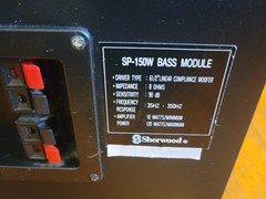 SHERWOOD BASS MODULE Speaker Works