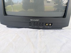Vintage Sharp 13″ Retro Gaming CRT TV 13N-M100 (NO REMOTE), Front AV Tested
