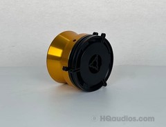Aluminum NAB Hub Adapter Gold Single Unit for Reel-to-Reel Deck –1-Year Warranty