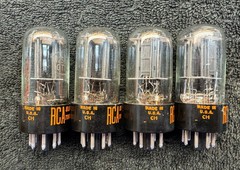 NOS NIB Matched Quad RCA 12SN7GTA Audio Tubes 1969
