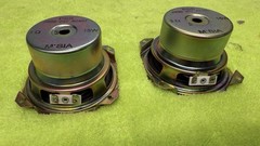 2X OEM Philips 4″ Woofer 3ohm 15W MINT COND. Made in Malaysia 🔥🔥