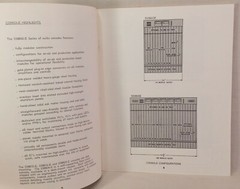 McCurdy SS8800 Audio Console Module Operating Instruction Book