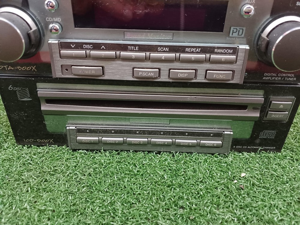 Vintage Fujitsu Ten Eclipse ICD-500X CD Main Unit DTA-500X 1DIN Car Stereo Rare