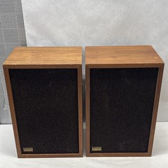 Realistic MC-1000 Stereo Wood Cabinet Speakers Vintage Pair (2) Working Japan
