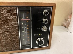 Lafayette AM/FM Plug in Wood Cabinet Tabletop Radio 99-35644W Japan