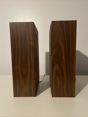 Vintage Panasonic Stereo Speakers Pair Wood Cabinet Working