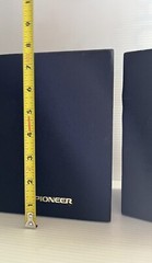 2 Vintage Pioneer CS-X300-Q + 1 Cs-x500-Q Surround Speakers Book Shelf Tested