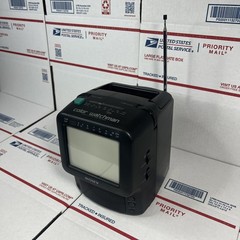 Sony Color Watchman FDT-5BX5 5″ Color CRT TV AM/FM (NO CORD) – TESTED – WARRANTY