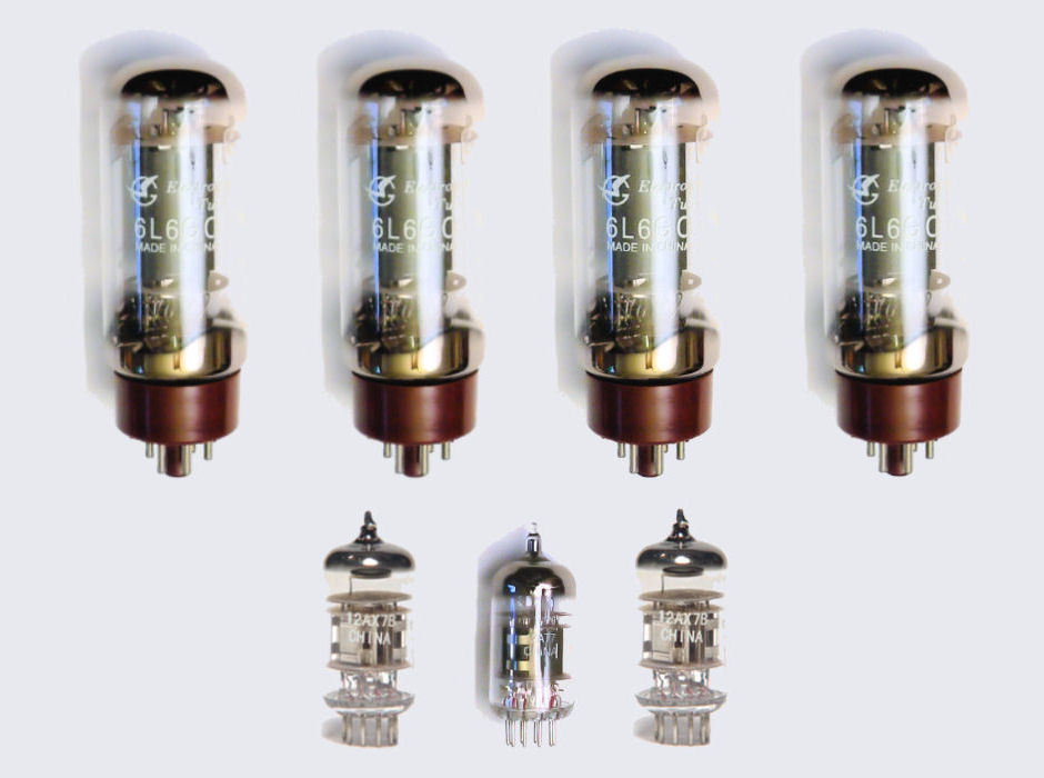 6L6 12AX7/ECC83 & 12AT7/ECC81 Valve kit fits Fender Bassman 100 guitar amplifier