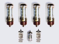 6L6 12AX7/ECC83 & 12AT7/ECC81 Valve kit fits Fender Bassman 100 guitar amplifier