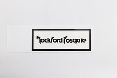 Rockford Fosgate logo badge Sticker Decal waterproof 108mm(4.25″)X40mm(1.57″)