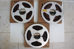 Lot of 3 Scotch 1/2” 3600ft Metal Reel-to-Reel Magnetic Tapes