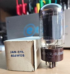 6L6WGB TUNG SOL 5881 JAN CTL AUDIO TUBE NOS NIB *eTRACER* #12B81
