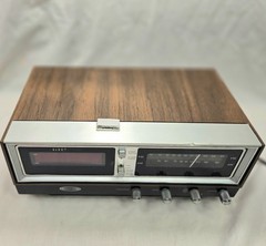 Zenith Model H472W AM/FM Clock Radio Circle of Sound Restored with Green LEDs
