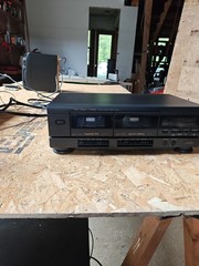 Fisher Double Cassette Deck CR-W-9015 Tested Both Decks Play