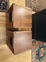 MB Quart 290 Stereo Speakers Vintage German Made Speakers Wood