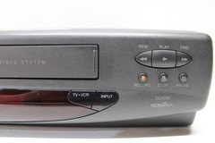GE VG4058 4 Head VCR VHS Player Recorder with Remote – For Parts or Repair