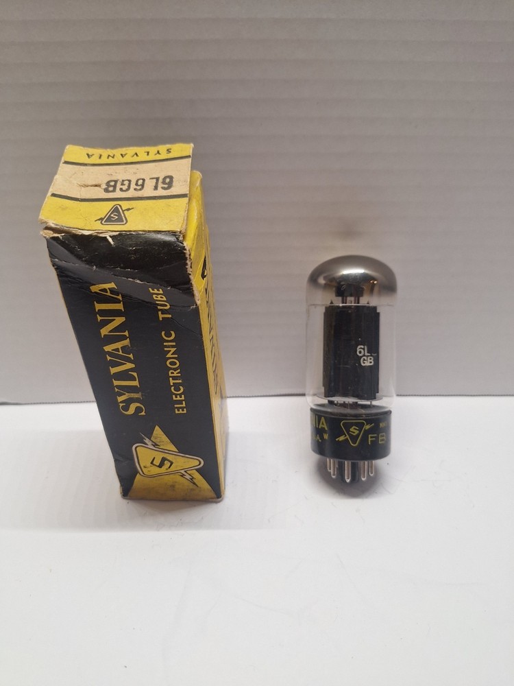 1 NOS New In The Box Sylvania 6L6GB / 6L6 tube