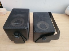 Vintage Realistic Minimus-7 40-2030A Metal Bookshelf Speakers Pair – 8 Ohm 40W