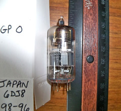 Strong Toshiba Gray Plate O Getter 6DJ8 / ECC88 Tube – 98/96