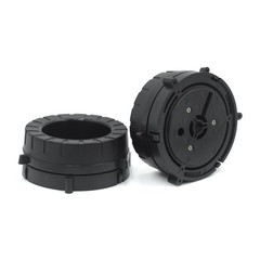 1 Pair NAB Hub Adapters for AKAI Reel to Reel Tape Recorder 10″ Plastic Black