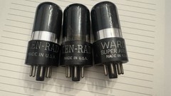 NOS Kenrad Wards Matched 3 6K6GT NOS Power Amplifier Tubes Fender