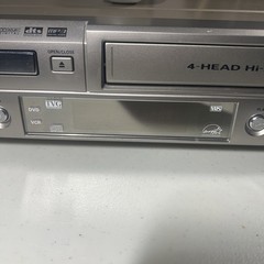 Sanyo DVW-5000 VCR DVD Player Combo with Remote Unit Tested and Working