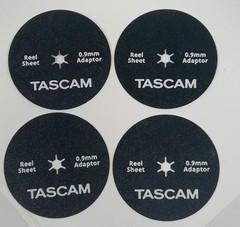 Four TASCAM – REEL TO REEL Adjusting Sheet Spacers Adaptors 0.9mm – New