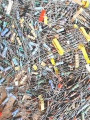 Vintage NOS Lot: Allen-Bradley, RadioShack Vishay, Diodes, Capacitors, 1000+ pcs