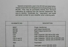*USA* ULTIMATE MCINTOSH MC240 OWNER’S MANUAL / MAINTENANCE MANUAL