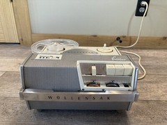 Vintage Wollensak T-1500 Reel to Reel Tape Recorder and audiotex head-demag