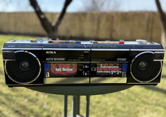 Aiwa CS-W660 Rare Vintage Cassette Deck Boombox Japan Serviced Warranty