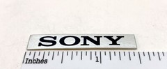 Sony ICF-5500W Name Plate Badge Custom Made Aluminum