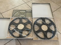TEAC RE-1003 BLACK 1/4″ x 10.5” Reel Metal Empty original reel tape new(1}.