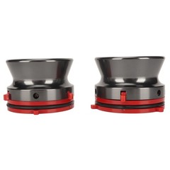 1 Pair NAB Hub Adapters Professional Polished Aluminum Reel To Reel Tape Opener