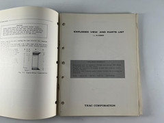 Original TEAC A-3300 A-3340 Stereo Tape Deck Reel to Reel Machine Service Manual