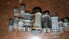 Lot of 13 Vintage Loose Vacuum Tubes 6SN7 GTA 6U10 6EA8 6C4 Untested As-Is