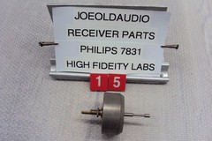 Philips 7831 Receiver AM/FM Tuning Flywheel. Tested Parting Out Entire 7831