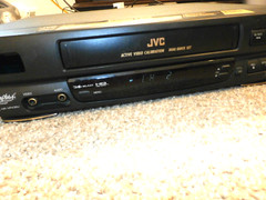 JVC VCR VHS Player HRVP436 VCR PLUS Remote 4 Head Powers On Has Issues