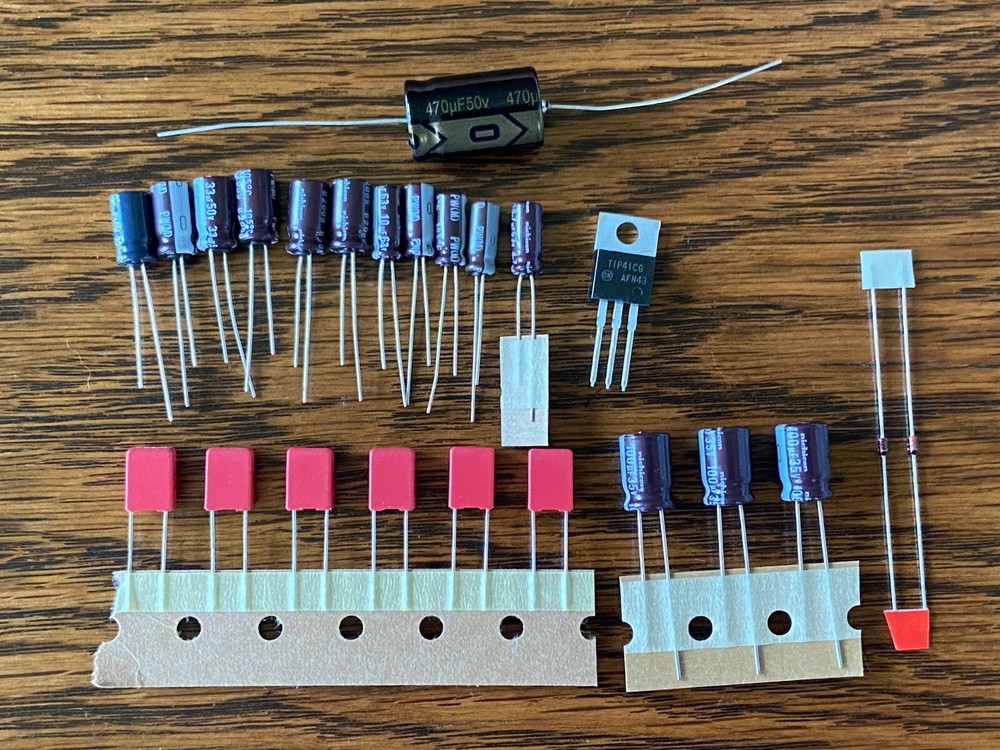Technics SL-1200 Mk2 Speed Repair Kit Capacitors Turntable Rebuild Recap Set