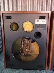 jbl l65 jubal Vintage speakers Very Nice Empty Cabinets With Crossovers 1 Serial