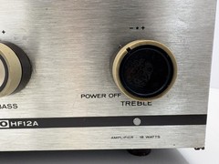 EICO HF12A Tube Integrated Amplifier 18 Watt Vintage HiFi Amp Untested