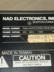 NAD 7020E, AM/FM receiver. (ref J 730)