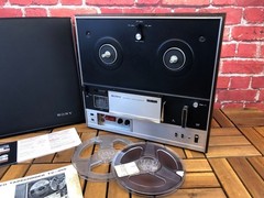 VTG Sony TC-355 Solid State Stereo Reel-to-Reel Tape Recorder TESTED & Powers On