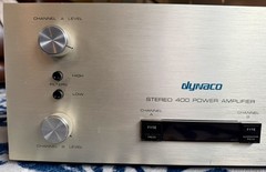 Dynaco Stereo 400 Power Amplifier Vintage 70s Solid State Works Great w/ Manual