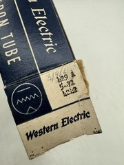 Vintage Western Electric 429 A tube; NOS; Original ‘old’ box Made in USA