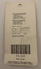 Radio Shack High Output Infrared LED Diode 276-143c Archer 🔥NEW NOS💥